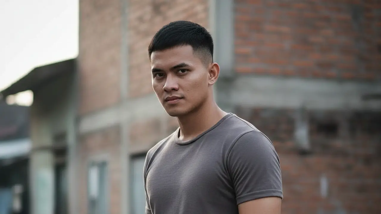 Model Rambut Pria Pendek Buzz Cut