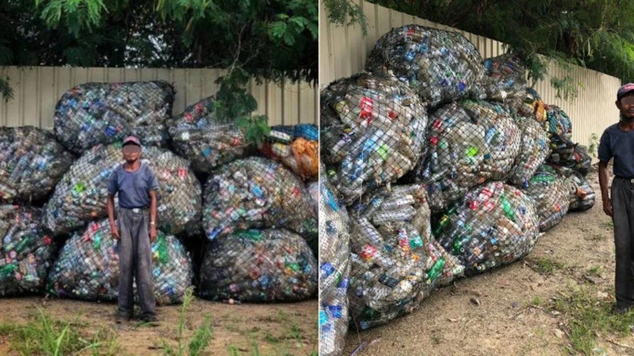Meski Idap Kanker Tulang, Pria Ini Jalan Kaki Pungut Sampah Tiap Hari Hingga 10 Km