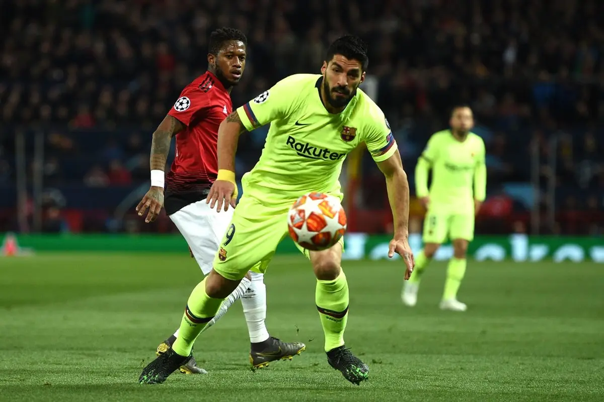 Laga Ketat Warnai Kemenangan Barcelona Atas Manchester United