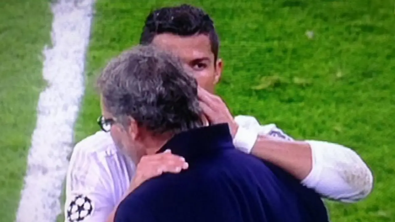 Cristiano Ronaldo dan Laurent Blanc