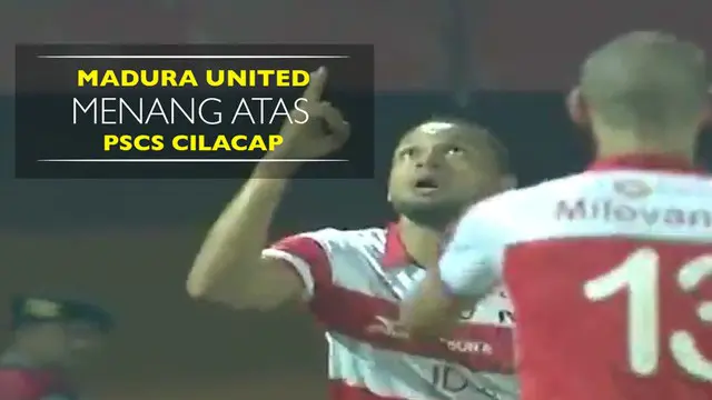 Berita video Madura United menang 1-0 atas PSCS Cilacap berkat gol Junior Azevedo pada laga terakhir Grup 5 Piala Presiden 2017.