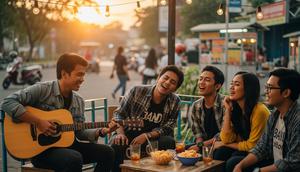 Chord Lagu Buat Nongkrong (Sumber; gemini.com)