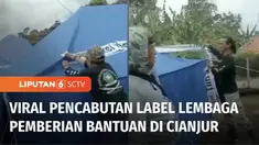 Viral, pencabutan dan pengrusakan label salah satu lembaga di tenda pengungsian. Dalam video itu, sejumlah orang mencabut tulisan milik lembaga tertentu yang tertempel di sejumlah tenda pengungsian.