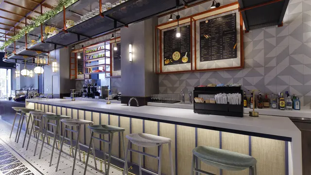 Talk Shop Bar Area Menu Boards