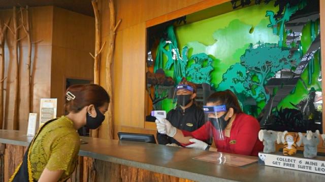 Hotel di Puncak Bogor mulai buka di masa pandemi Covid-19. (Achmad Sudarno/Liputan6.com)