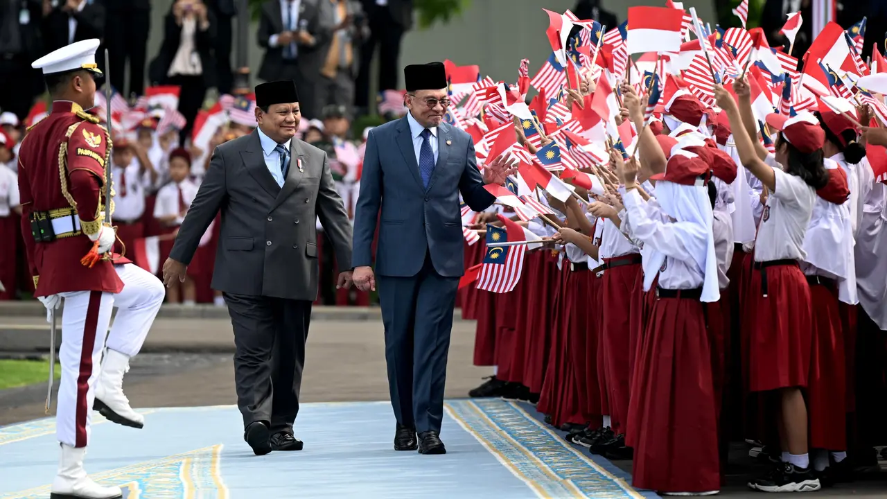 Presiden Prabowo Subianto menerima kunjungan Perdana Menteri (PM) Malaysia Anwar Ibrahim, Jumat (27/6/2025).