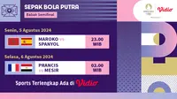 Link Live Streaming Semifinal Sepak Bola Olimpiade Paris 2024 di Vidio. (Sumber: dok. vidio.com)