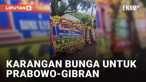 VIDEO: Karangan Bunga Padati Komplek Istana Kepresidenan