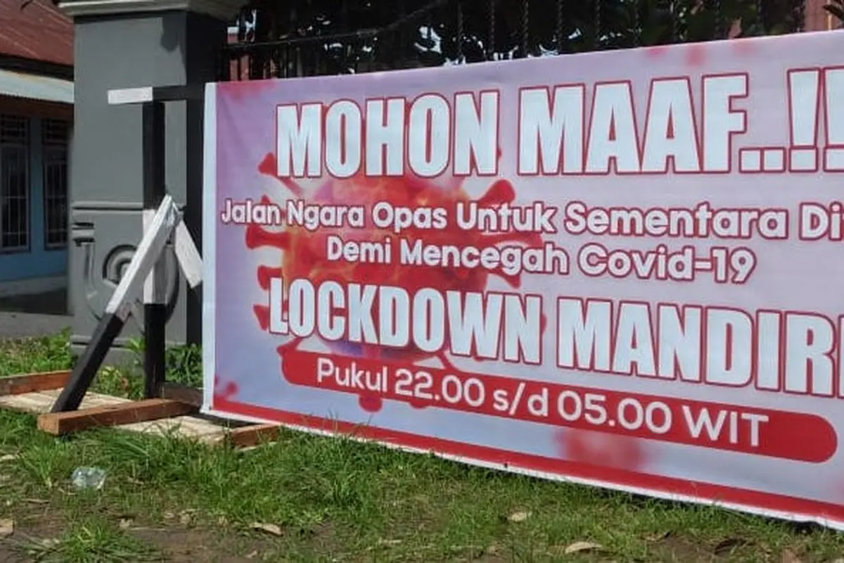 Tangkal Virus Corona di Maluku Utara ini Seperti Mengusir Pocong