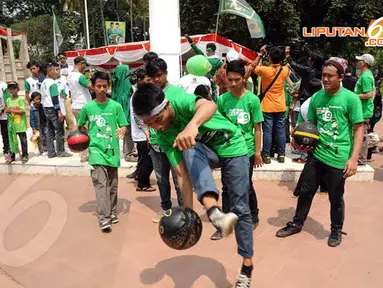 [FOTO] Jaring Pemilih Muda, PPP Tampilkan Aksi Anak Muda