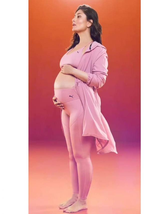 6 Gaya Pemotretan Kareena Kapoor saat Yoga dengan Baby Bump, Curi Perhatian