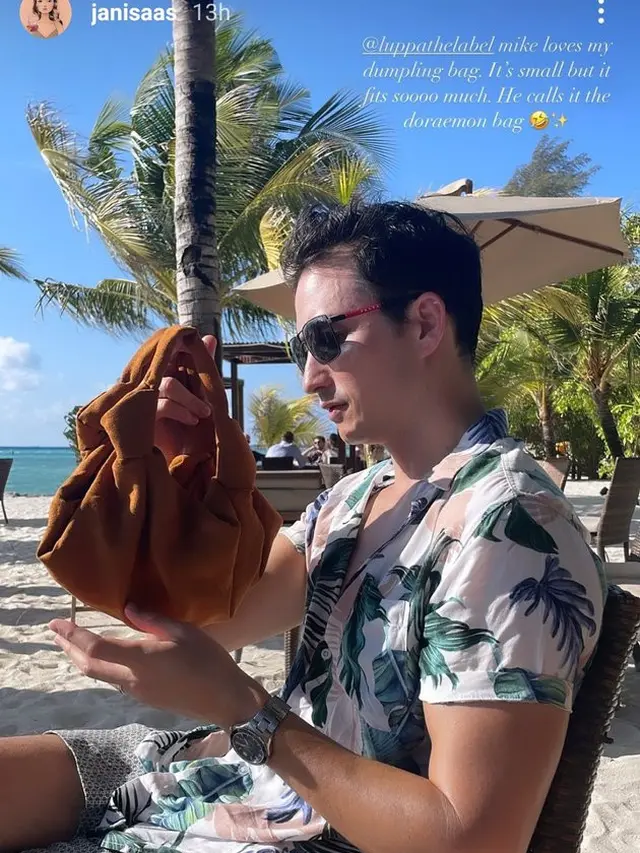 6 Momen Mesra Mike Lewis dan Janisaa Pradja Bulan Madu di Maldives