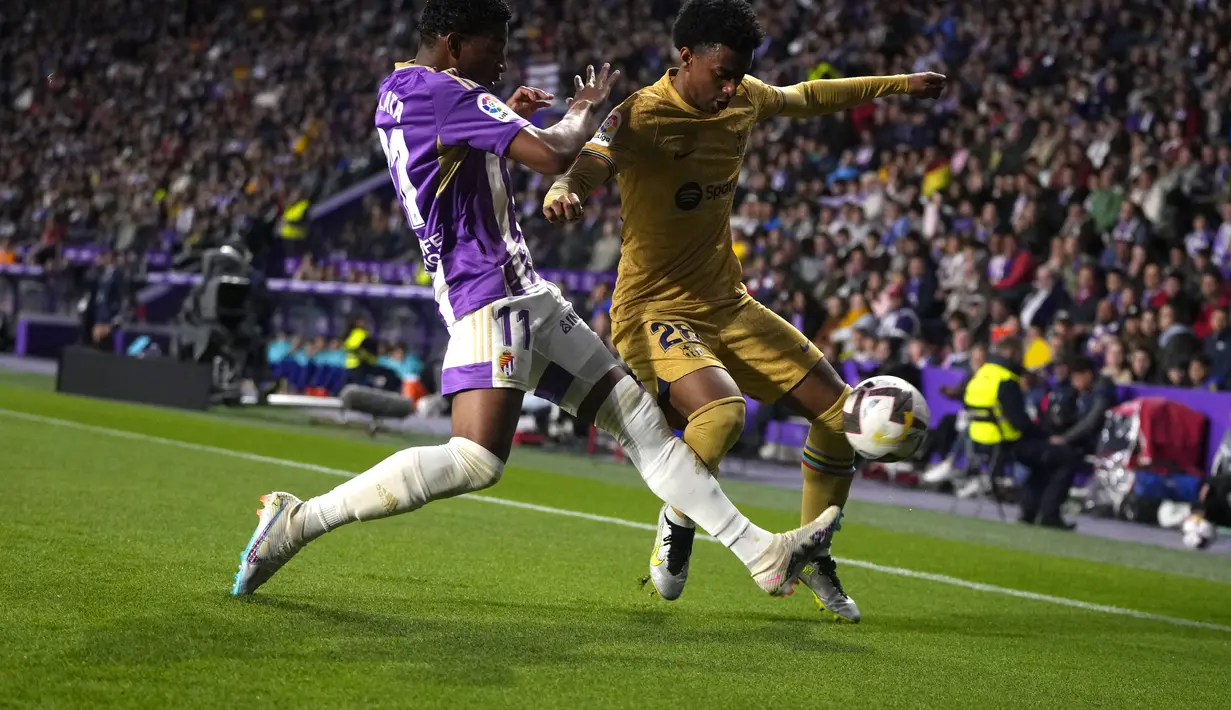Valladolid masih hanya berjarak tiga angka dari Getafe di peringkat ke-18. (AP Photo/Manu Fernandez)