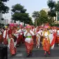 "Sehat Kebaya," Perempuan Berkebaya Indonesia (PBI) gelar menari dan jalan sehat dengan kebaya, 7 Agustus 2022. (dok. PBI)