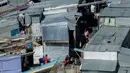 Gambar 5 Oktober 2018, pandangan umum pulau Migingo di Danau Victoria. Menurut data terbaru, jumlah warga di pulau ini sekarang meningkat pesat menjadi sekitar 1.000 orang dan hampir tidak ada tempat untuk berjalan sama sekali. (Yasuyoshi CHIBA/AFP)