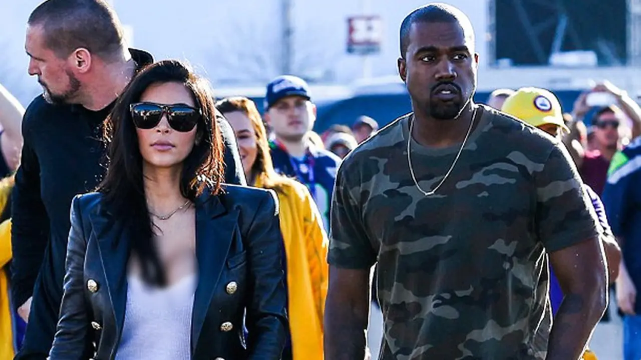 Kanye West dan Kim Kardashian 