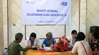 Peresmian dan pengobatan gratis kepada masyarakat di sekitar Klinik merupakan bentuk apresiasi kepada masyarakat Indonesia yang percaya BCA