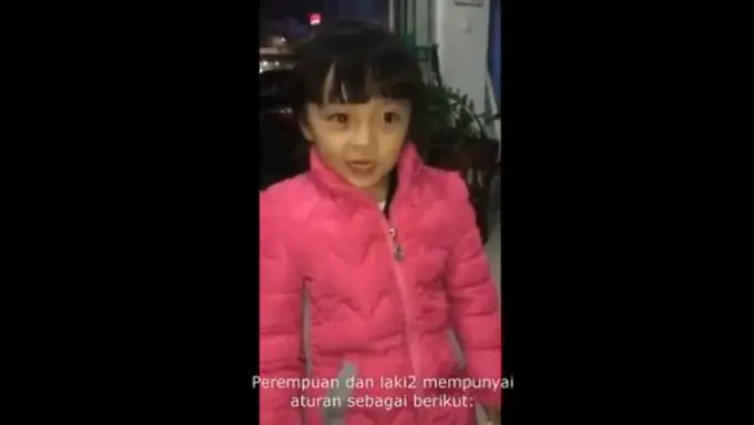 Heboh di Internet, Bocah Cewek Ini Berikan Definisi Pria Sejati