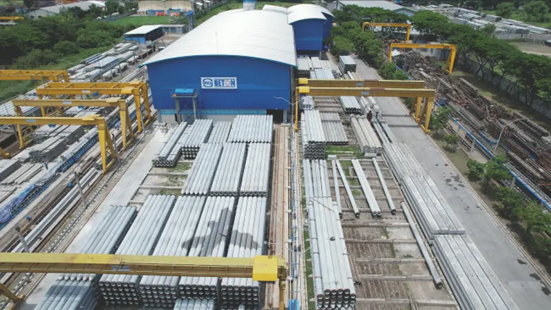 Pabrik produk beton Pasuruan PT Wijaya Karya Beton Tbk (WTON) (Foto: PT Wijaya Karya Beton Tbk)