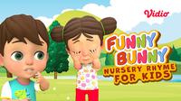 Funny Bunny menghadirkan lagu anak-anak dalam Bahasa Inggris. (Dok. Vidio)