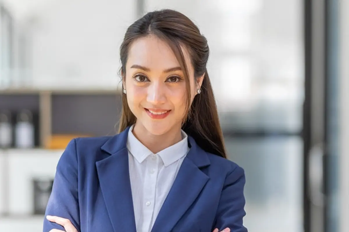 cantik bekerja dewasa single bahagia