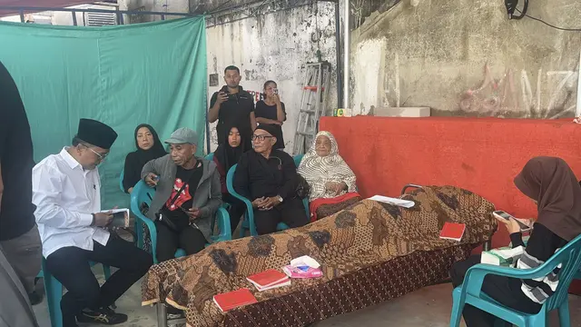 Suasana Rumah Duka Affan Kurniawan