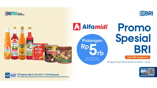 Promo Spesial BRI di Alfamidi