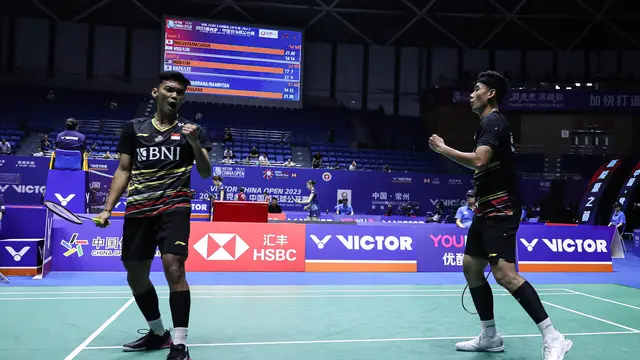 Bagas Maulana/Muhammad Shohibul Fikri - China Open 2023 - Bulu Tangkis