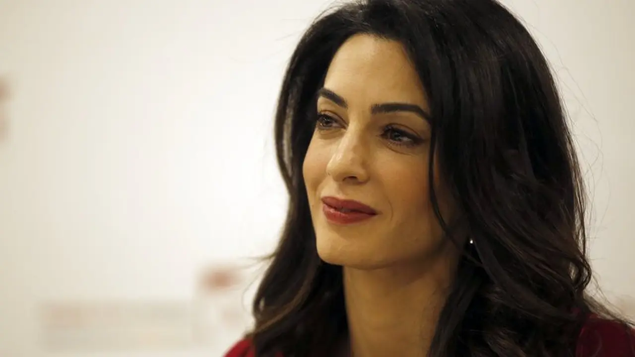 Pengacara HAM Internasional, Amal Amaludin Clooney (AP/Alastair Grant)