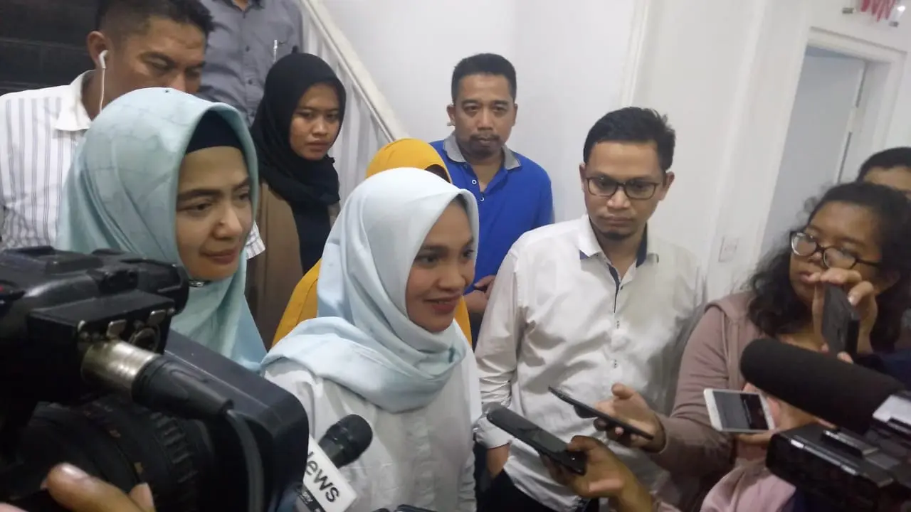 Putri Amien Rais, Hanum Salsabiela Rais diperiksa terkait kasus Ratna Sarumpaet, Senin (27/5/2019).