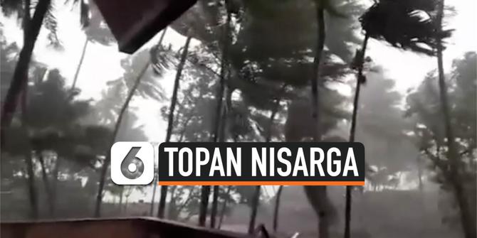 VIDEO: Di Tengah Pandemi, India Disapu Topan Nisagra