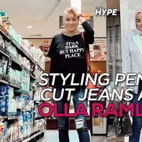 Styling pencil Cut Jeans ala Olla Ramlan