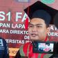 Salah satu wisudawan dari Universitas Islam Syekh Yusuf (UNIS) Tangerang. (Liputan6.com/Pramita Tristiawati)