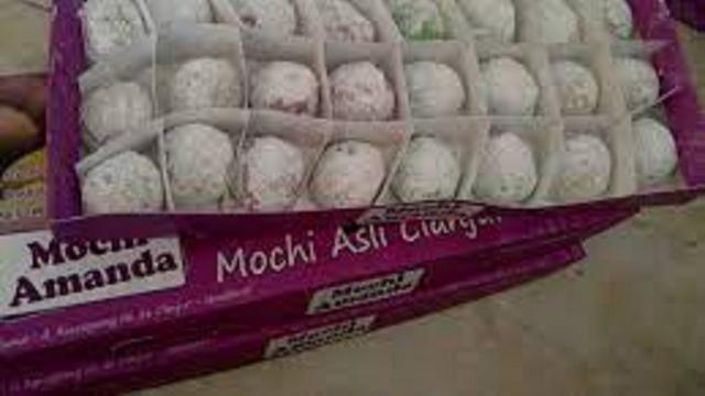 Ilustrasi mochi Cianjur