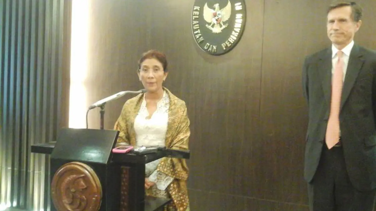 Susi Pudjiastuti Temui Dubes AS