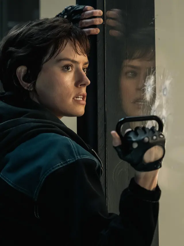 Daisy Ridley sebagai Joey dalam film Cleaner. (Foto: Dok. Qwerty Films/ Quiver Distribution/ IMDb)