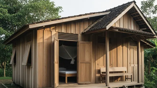 Inspirasi Rumah Kampung Low Budget Sederhana 1 Kamar Tapi Estetik