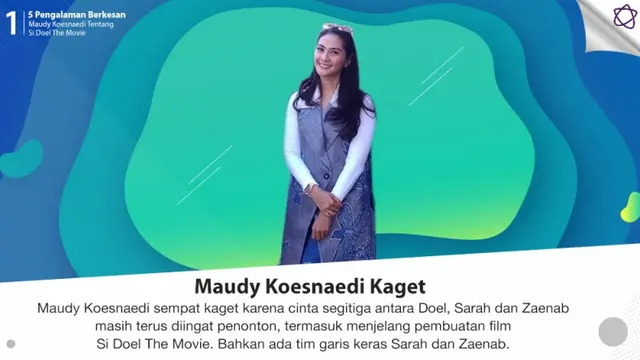 [Bintang] 5 Pengalaman Berkesan Maudy Koesnaedi Tentang Si Doel The Movie