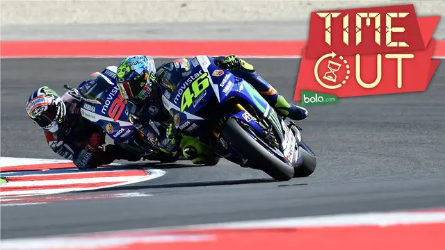 Time Out: Bos Yamaha Akui Hubungan Valentino Rossi dan Jorge Lorenzo Tak Harmonis