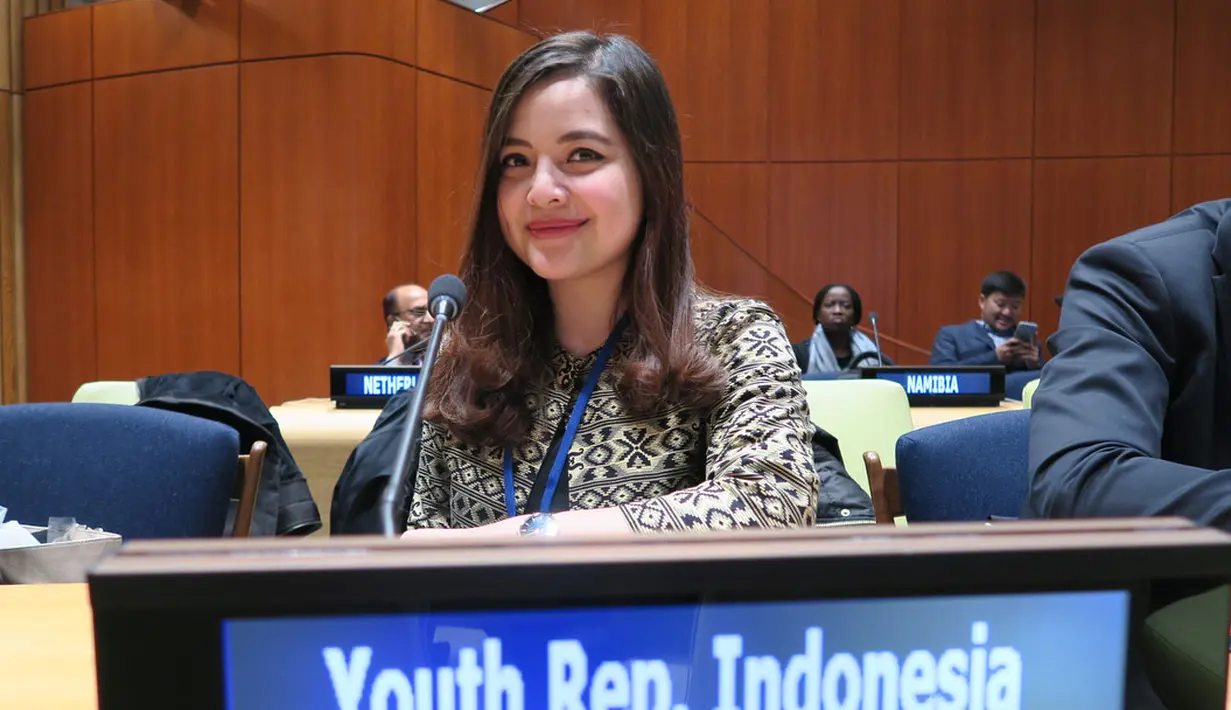 Bahkan Tasya dipercaya untuk hadir di acara ECOSOC Youth Forum di PBB, beberapa waktu silam. (Foto: instagram.com/tasyakamila)