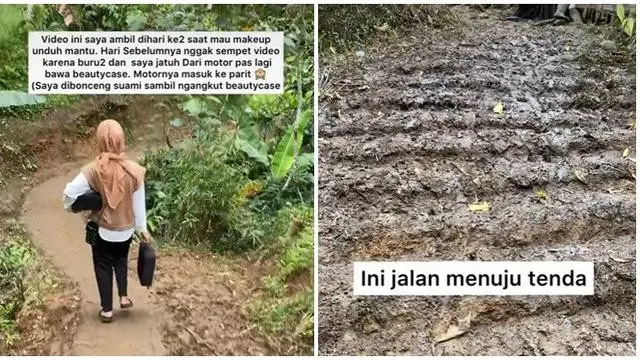 Perjalanan MUA untuk merias wajah pengantin, intip hasilnya