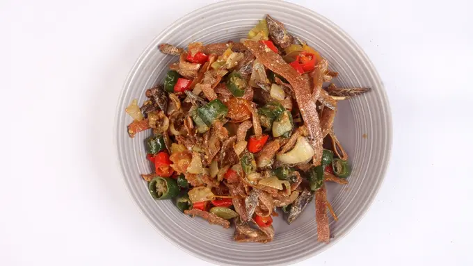 tumis ikan asin