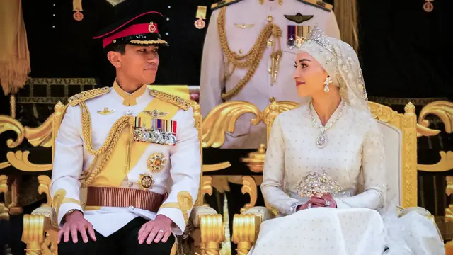 Resepsi Pernikahan Pangeran Abdul Mateen dan Anisha Rosnah