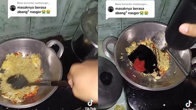 6 Momen Apes Ketumpahan Kecap saat Makan Ini Bikin Elus Dada