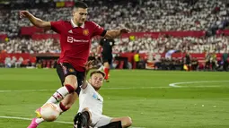 Man United tersingkir setelah kalah 0-3 oleh Sevilla. (AP Photo/Jose Breton)