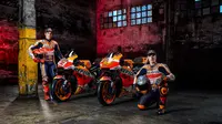 Repsol Honda resmi meluncurkan tunggangan yang akan digunakan Marc Marquez dan Pol Espargaro di MotoGP 2021. (dok. Repsol Honda)