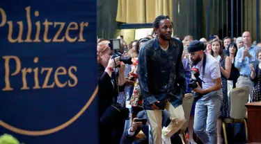 Kendrick Lamar Raih Penghargaan Pulitzer Prize 2018