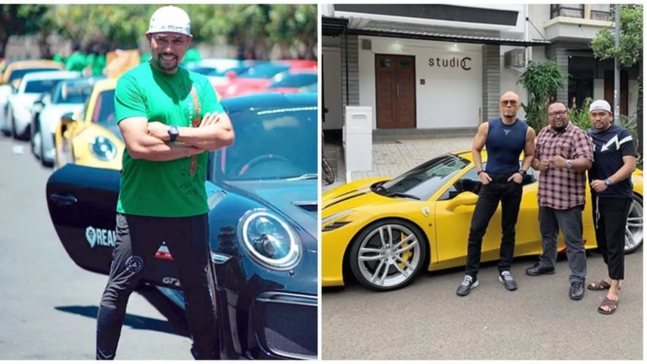 Potret Ahmad Sahroni dengan Mobil Mewah, Crazy Rich Tanjung Priok