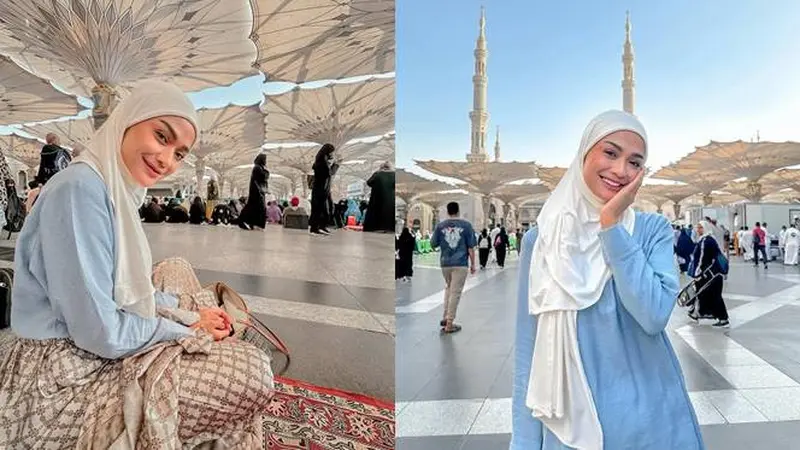 Bikin Pangling, Ini 7 Momen Andi Annisa Jalani Umrah di Bulan Ramadhan