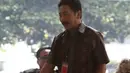 Politikus Partai Golkar itu enggan banyak berkomentar, Jakarta, Jumat (13/6/14). (Liputan6.com/Johan Tallo)